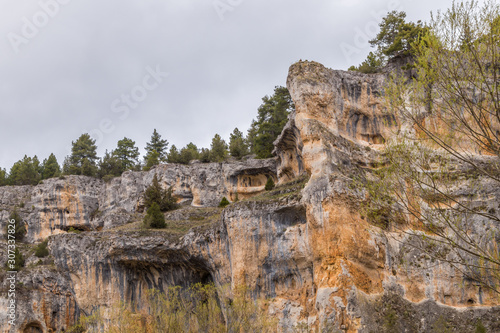 Awesome limestone cliffs in Spain