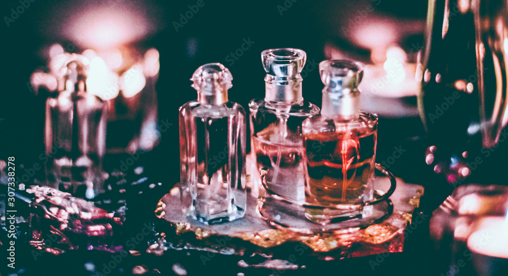 Luxury Perfume Bottles On Display At A Presentation, Women Fragrance Scent  New Exclusive Collection Idea, Post-processed, Generative Ai Stock Photo,  Picture and Royalty Free Image. Image 208870504.