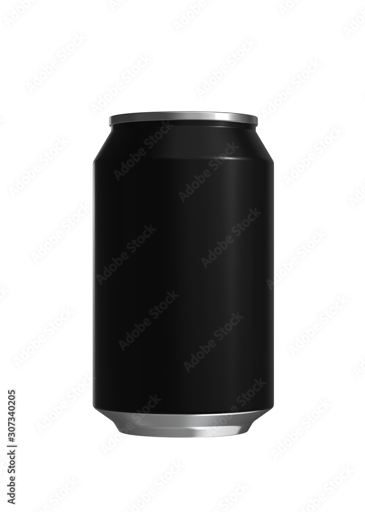 Black Beer or Soda Can. 11 oz,12 oz, 330ml, 335ml, 33cl, 0.33 ...