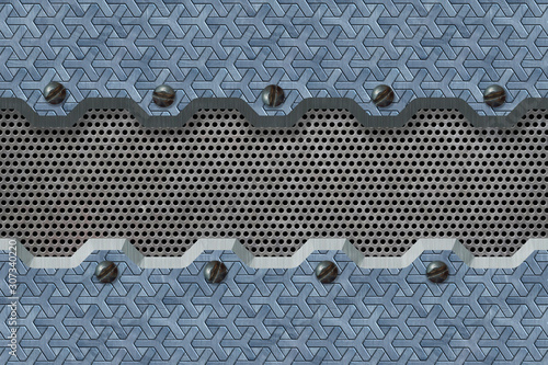 Abstract Metal textured Ind...