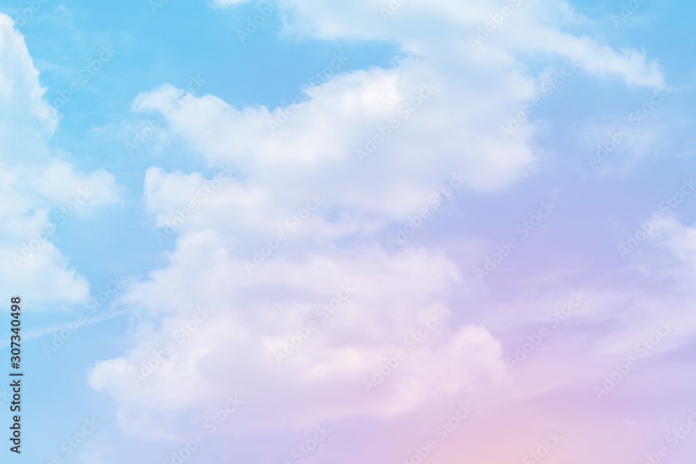 Fototapeta premium cloud background with a pastel colour