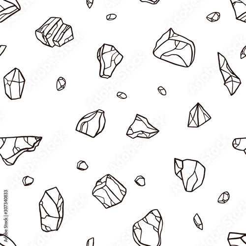 Contour drawing stone.