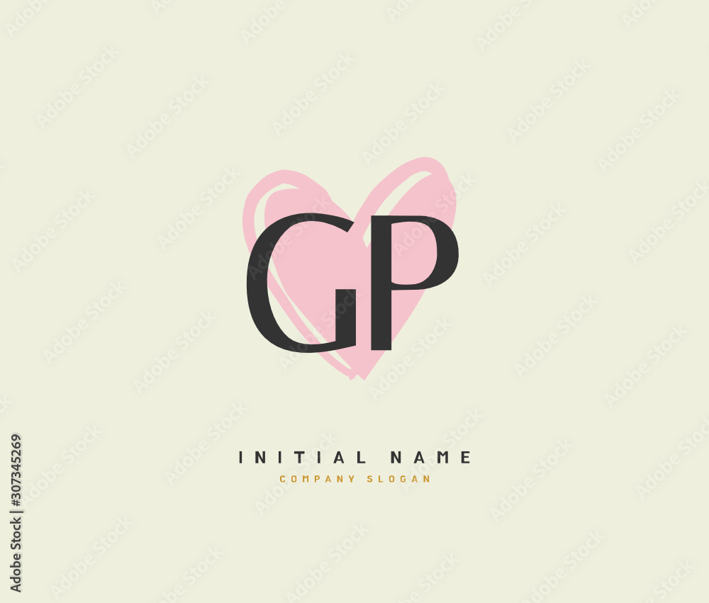 G P GP Beauty vector initial logo, handwriting logo of initial signature, wedding, fashion, jewerly, boutique, floral and botanical with creative template for any company or business. G P GP Beauty vector initial logo, handwriting logo of initial signature, wedding, fashion, jewerly, boutique, floral and botanical with creative template for any company or business.