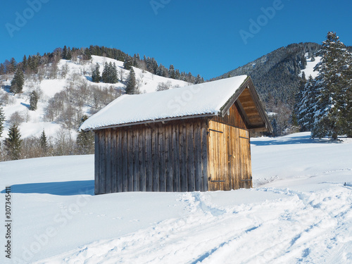 Winter in den Ammergauer Alpen © Ina Ludwig