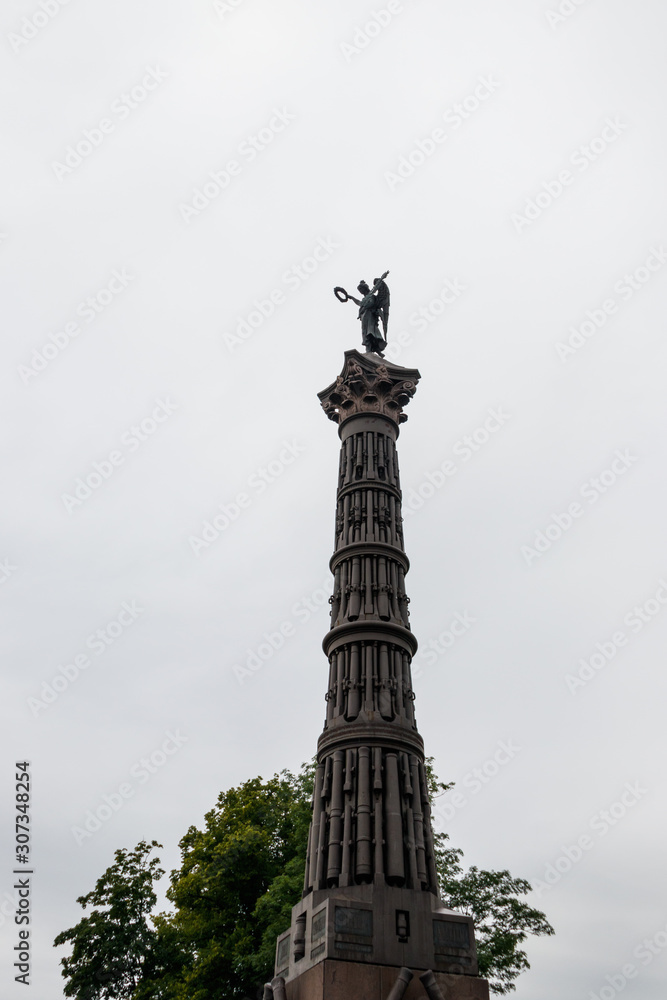 Column of Glory near Trinity cathedral in St. Petersburg