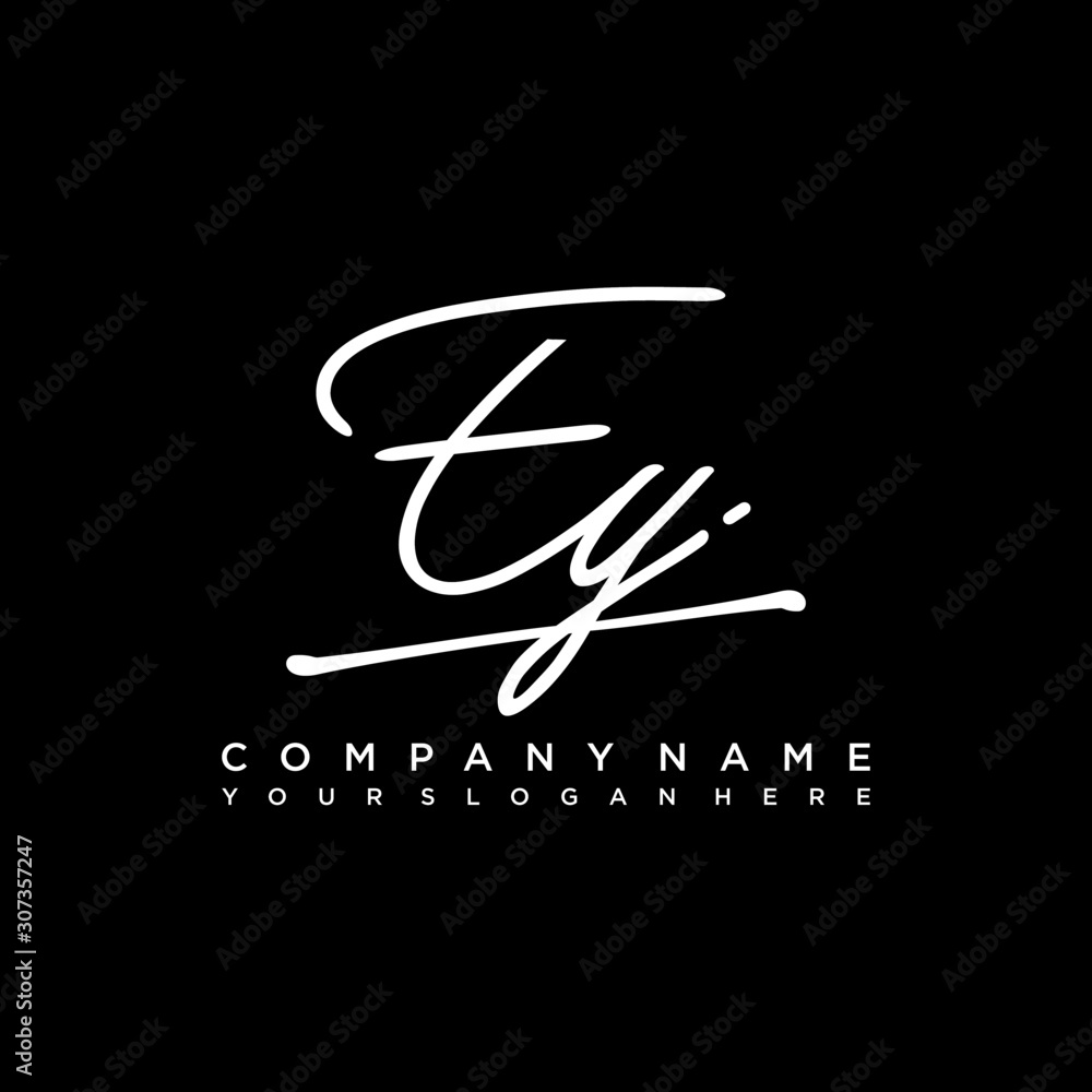 EY initials signature logo. Handwriting logo vector templates. Hand drawn Calligraphy lettering Vector illustration. EY initials signature logo. Handwriting logo vector templates. Hand drawn Calligraphy lettering Vector illustration.