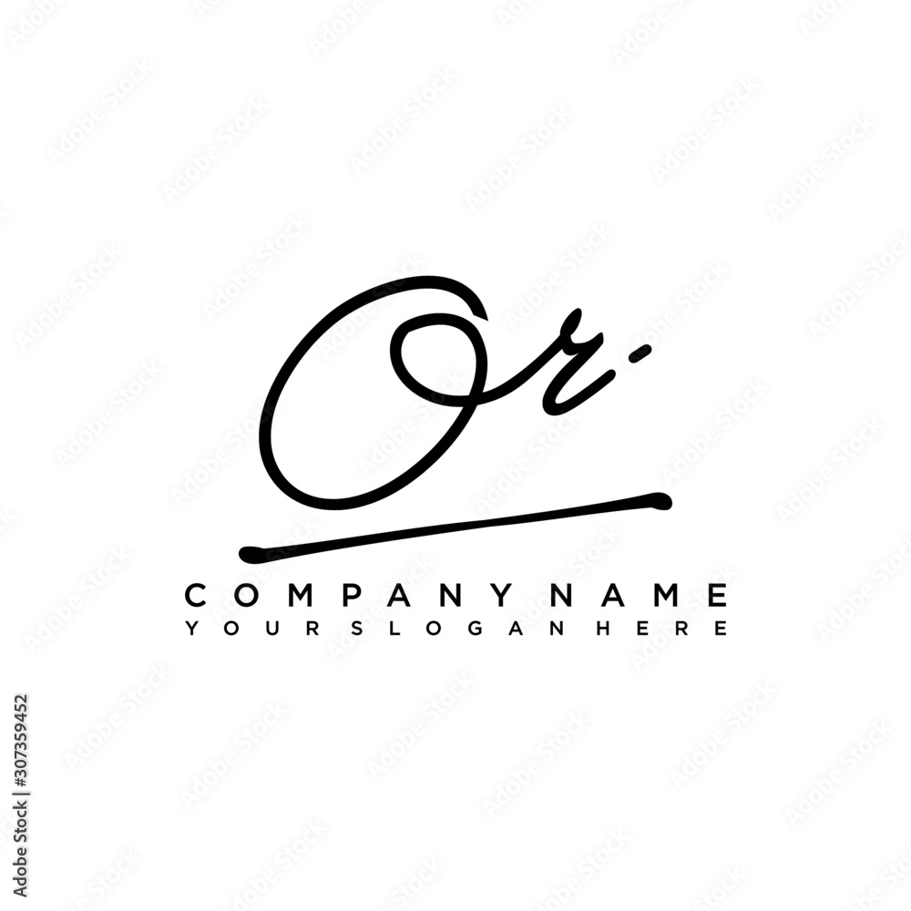 OR initials signature logo. Handwriting logo vector templates. Hand drawn Calligraphy lettering Vector illustration. OR initials signature logo. Handwriting logo vector templates. Hand drawn Calligraphy lettering Vector illustration.