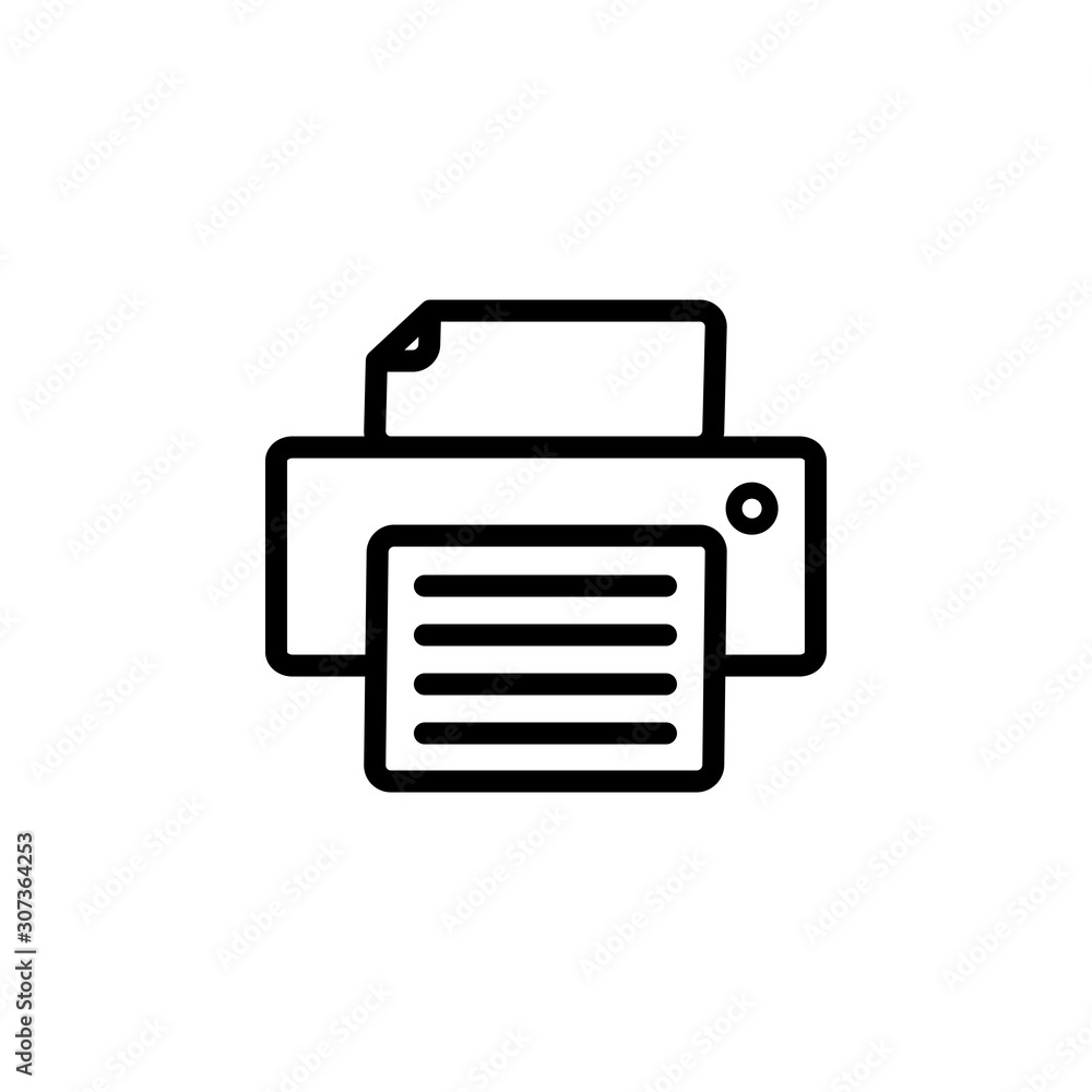 printer icon vector design template printer icon vector design template