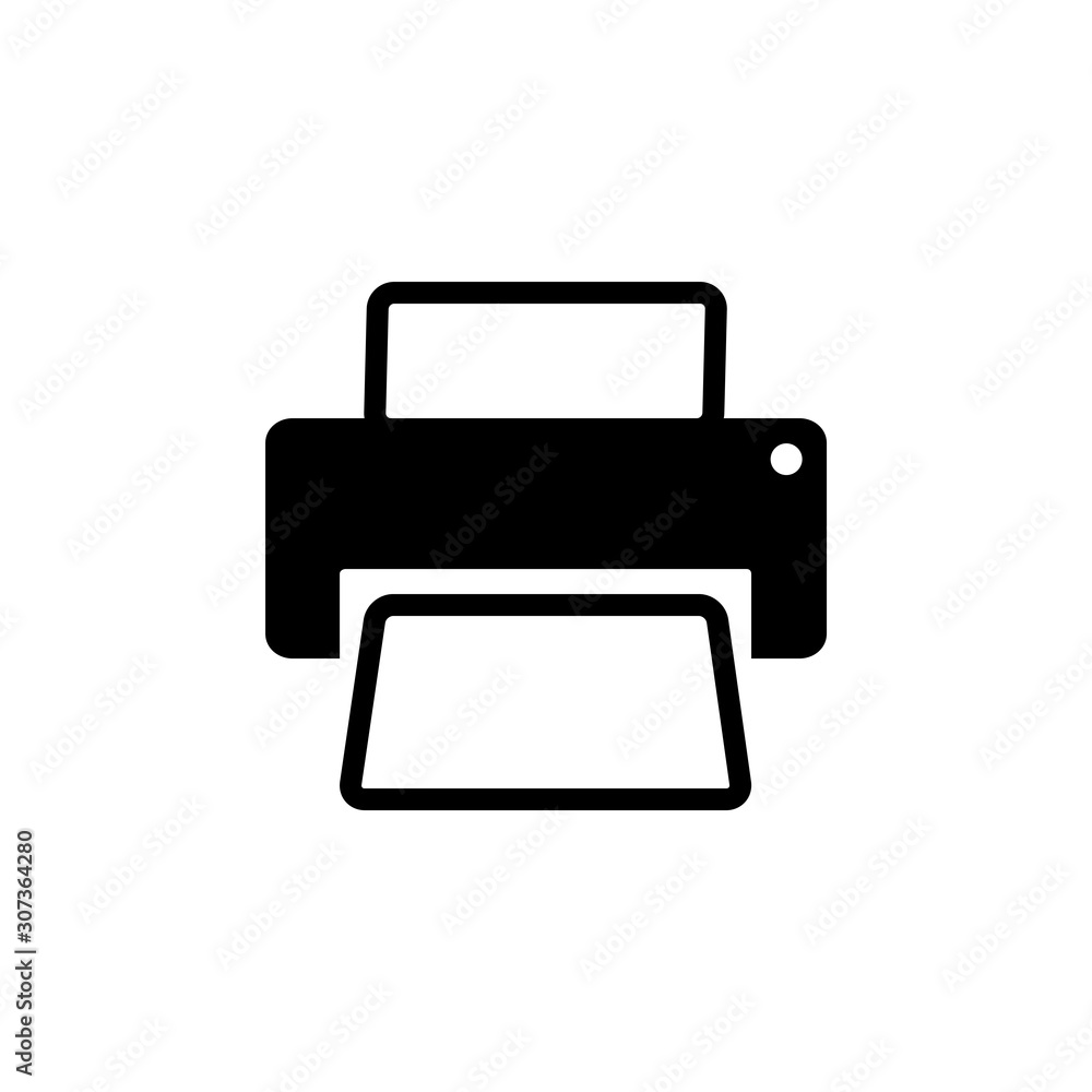 printer icon vector design template printer icon vector design template