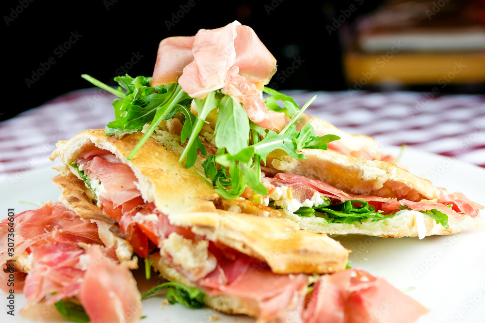 Pizza slices on a restaurant table Pizza slices on a restaurant table