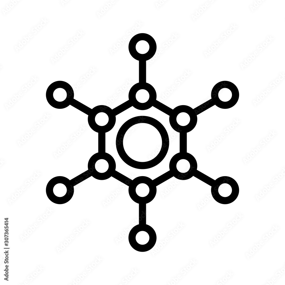molecular - atom icon vector design template molecular - atom icon vector design template