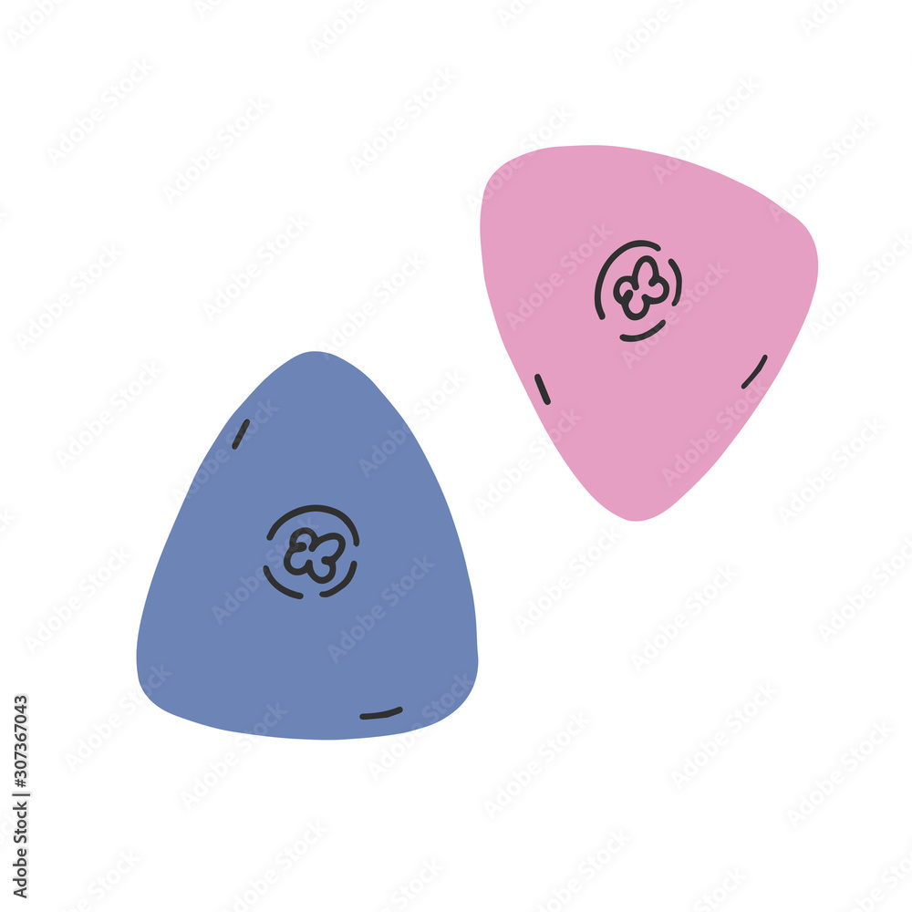 Tailor's chalk for sewing, triangle chalk for fabric clip art. Simple hand drawn modern doodle drawing, isolated vector illustration in trendy sketch style. Atelier or handicraft sewing hobby symbol Tailor's chalk for sewing, triangle chalk for fabric clip art. Simple hand drawn modern doodle drawing, isolated vector illustration in trendy sketch style. Atelier or handicraft sewing hobby symbol