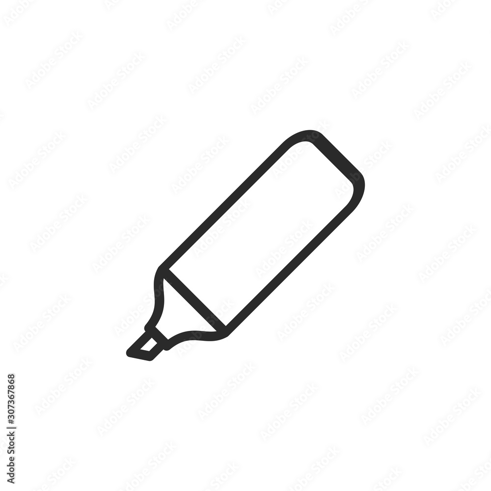 Highlighter Icon Vector Illustration Highlighter Icon Vector Illustration