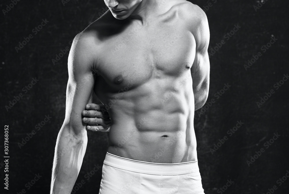 portrait of muscular man portrait of muscular man
