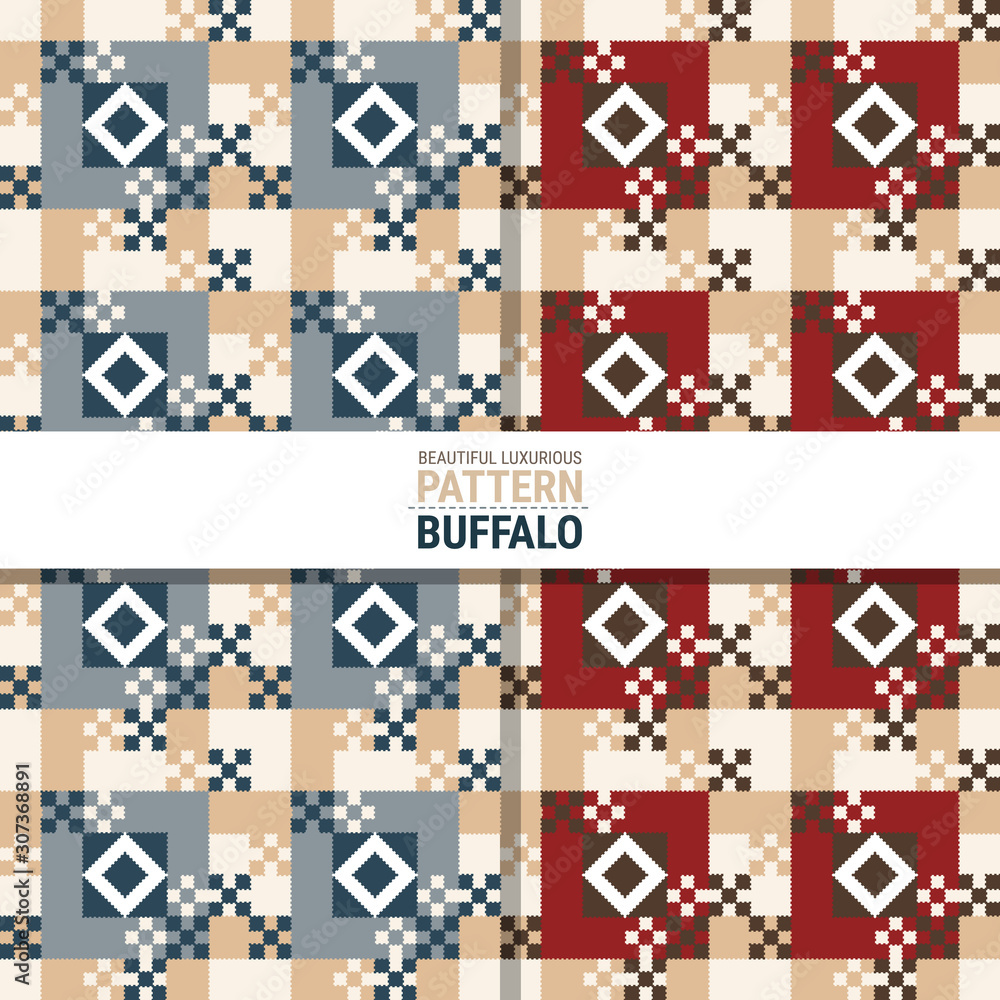 Beautiful luxurious pattern - Buffalo Beautiful luxurious pattern - Buffalo