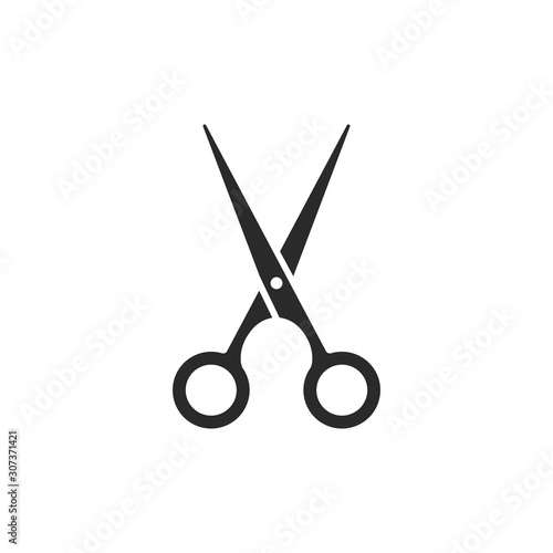 Scissors Icon Vector Illustration