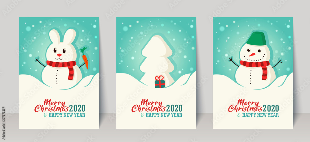 Merry Christmas Card. Happy New Year. Merry Christmas Card. Happy New Year.