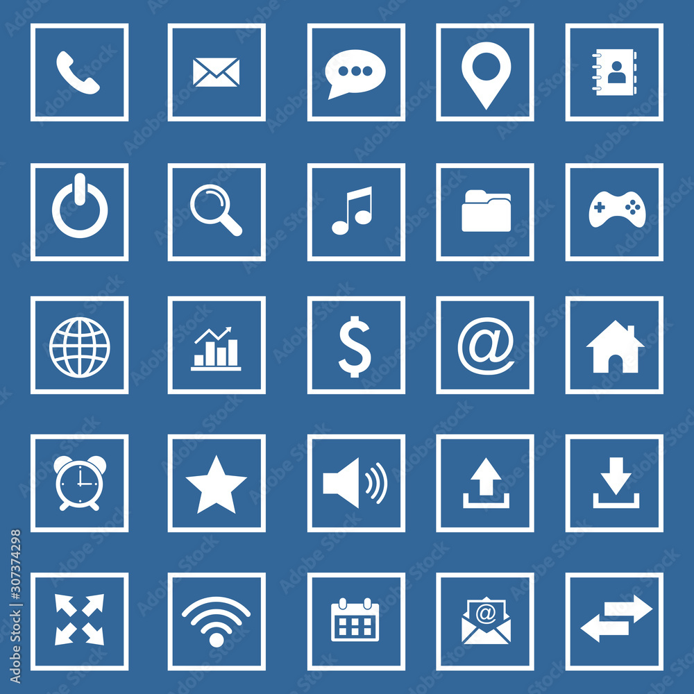 website icon set vector design symbol website icon set vector design symbol