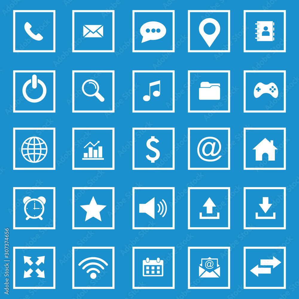 website icon set vector design symbol website icon set vector design symbol
