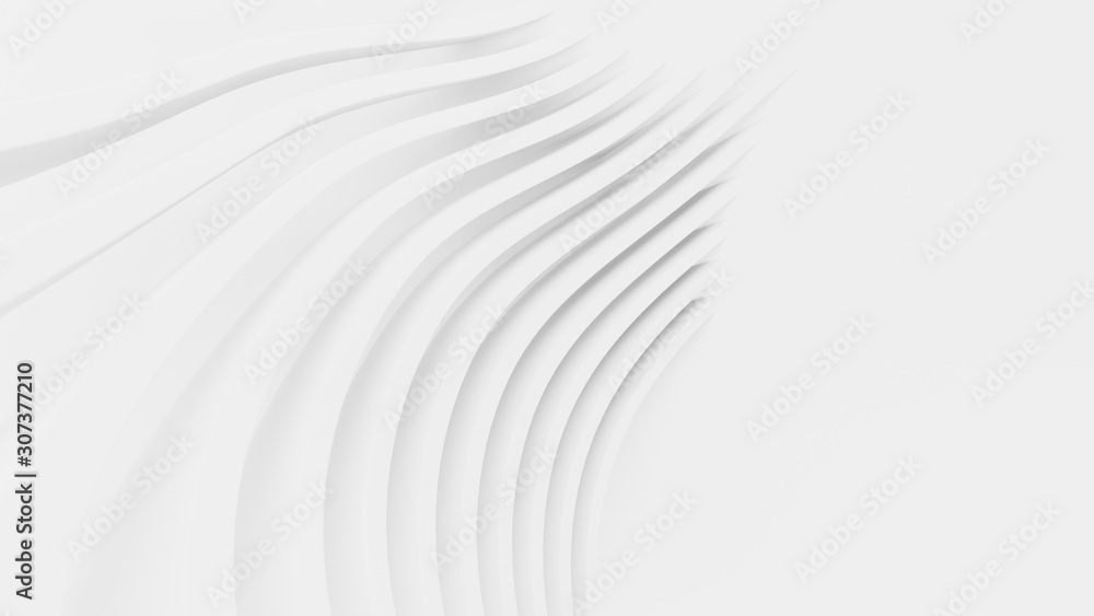 White wall design Architecture details Geometric Pattern. Abstract wallpaper, consisting of lines. 3d rendering White wall design Architecture details Geometric Pattern. Abstract wallpaper, consisting of lines. 3d rendering