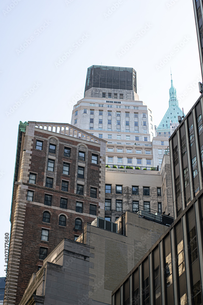 Fototapeta premium Cojunto de edificios localizados en Midtown, Nueva York