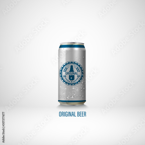 packaging de bière en vecteur