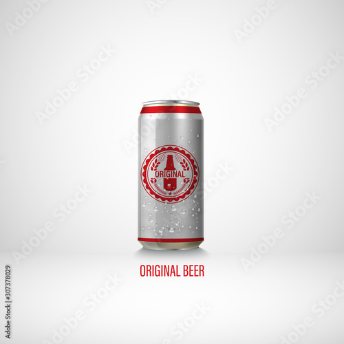 packaging de bière en vecteur