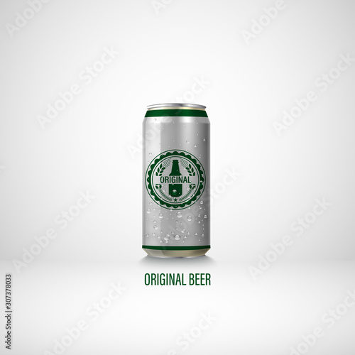 packaging de bière en vecteur