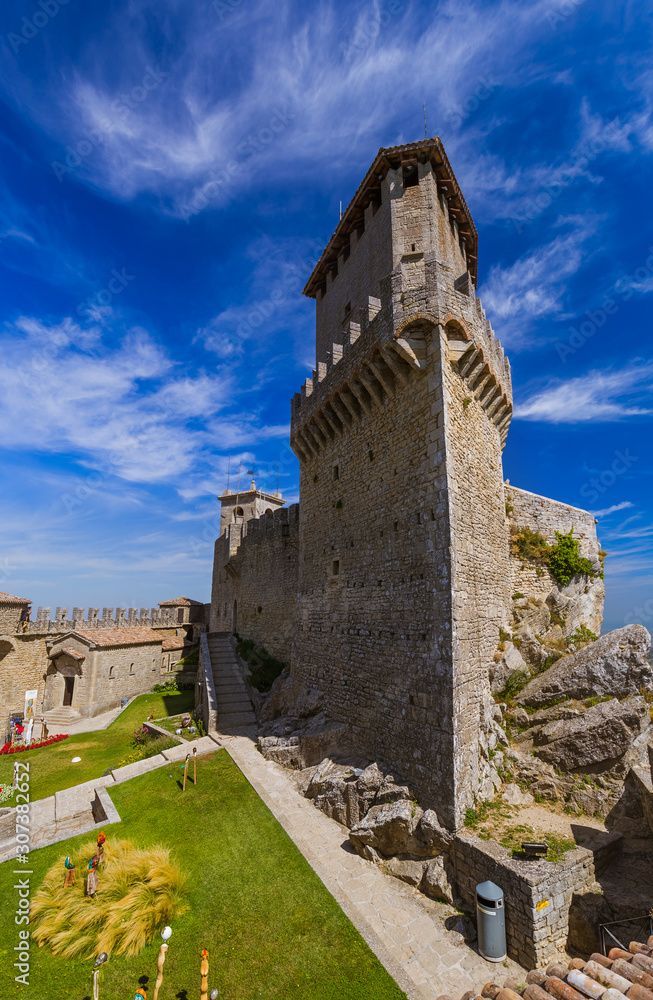 Obraz premium Castle of San Marino - Italy