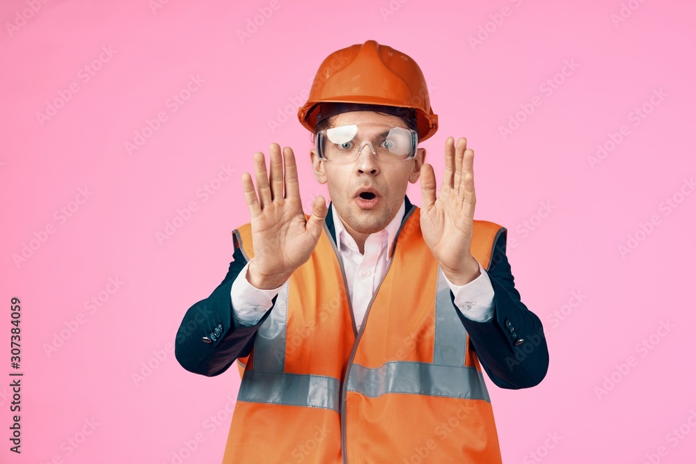 worker with thumbs up worker with thumbs up