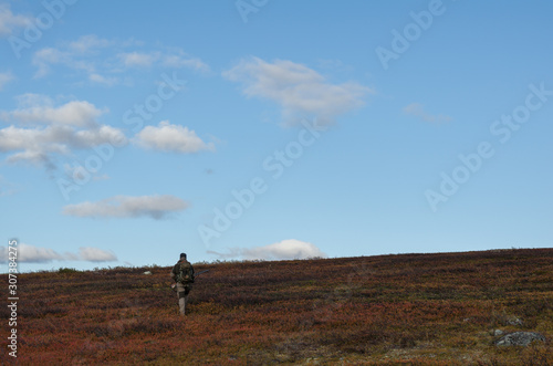 Man bird hunting Norway © Roger
