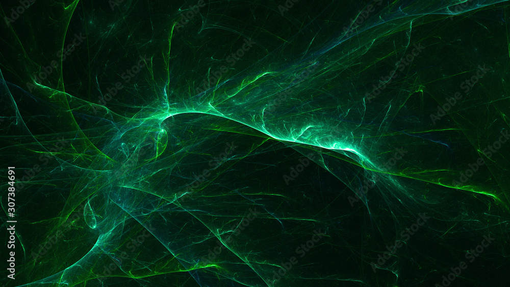 3D rendering abstract background in aqua menthe color