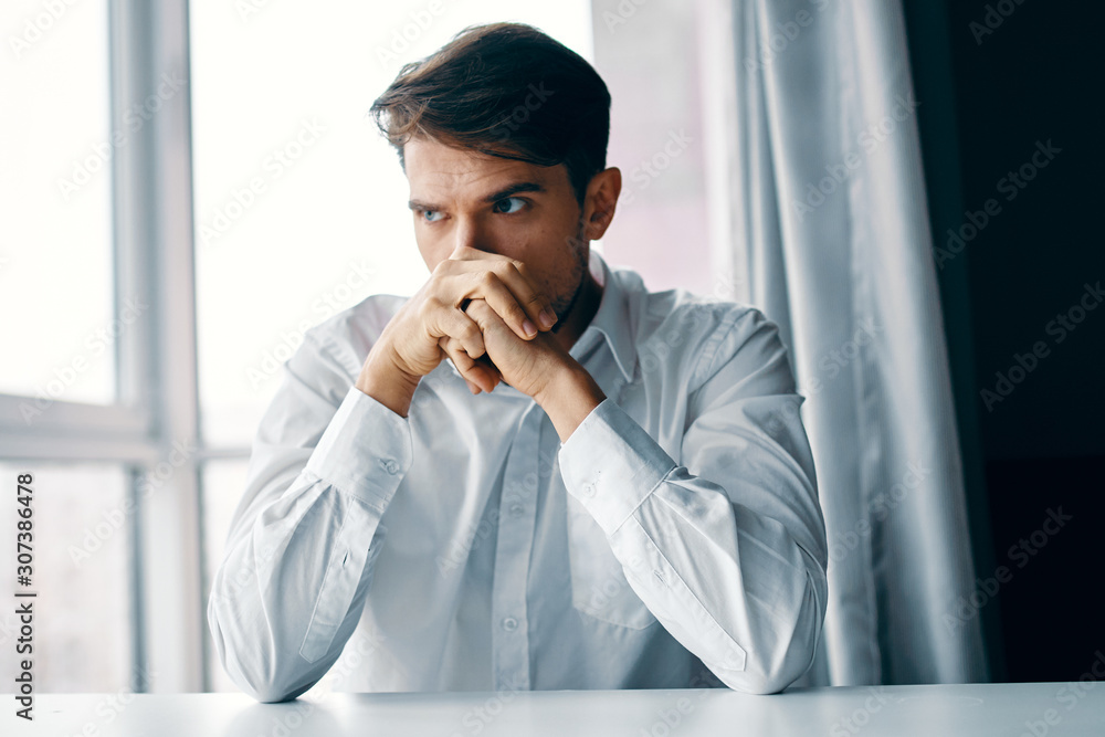 businessman talking on the phone
