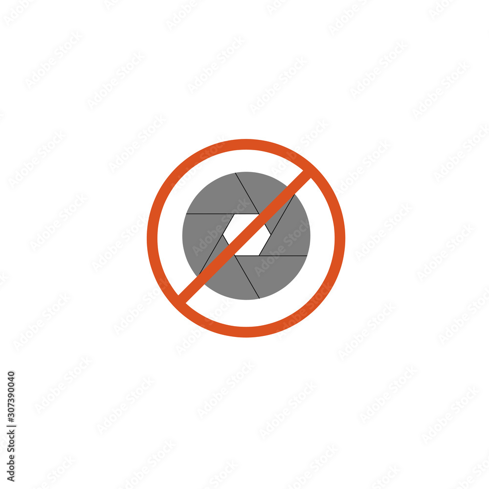 No photo icon on white background No photo icon on white background