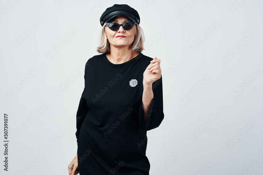 portrait of young woman in sunglasses portrait of young woman in sunglasses