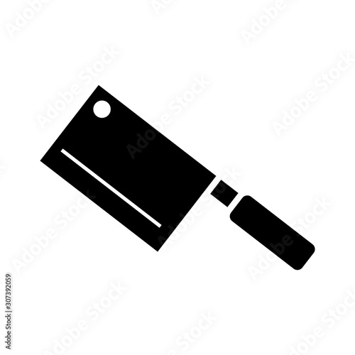 Knife icon vector in trendy style flat design