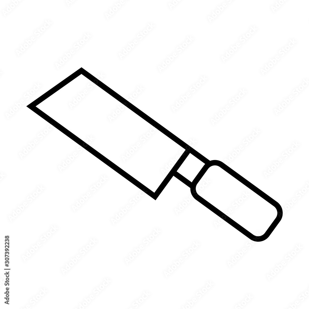 Knife icon vector in trendy style Knife icon vector in trendy style