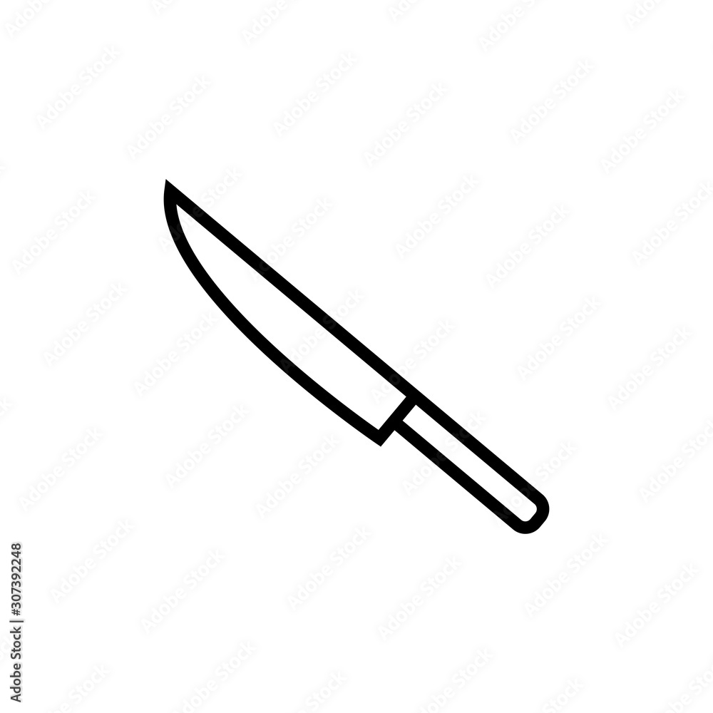 Knife icon vector in trendy style Knife icon vector in trendy style