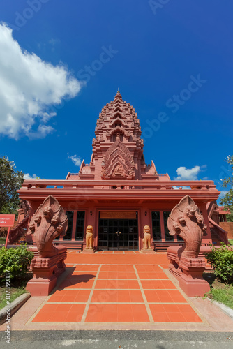 Wat Pa Khao Noi Kmehr Style Temple in Buriram, Thailand.