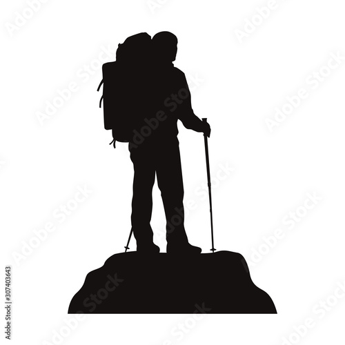 Hiker Silhouette