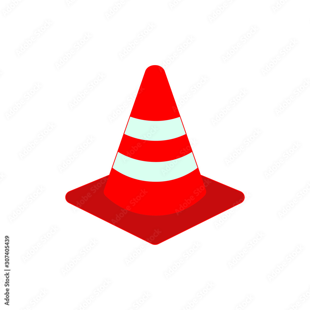 safety cone icon trendy flat design safety cone icon trendy flat design