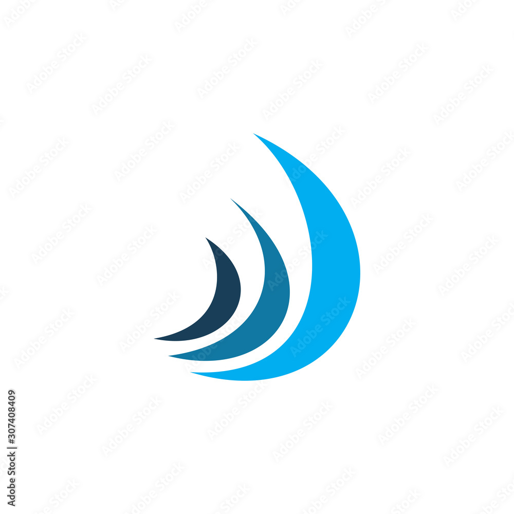 modern color circle logo design modern color circle logo design