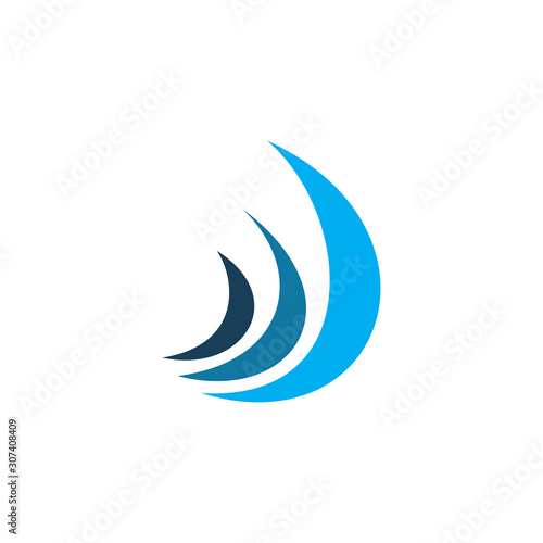 modern color circle logo design