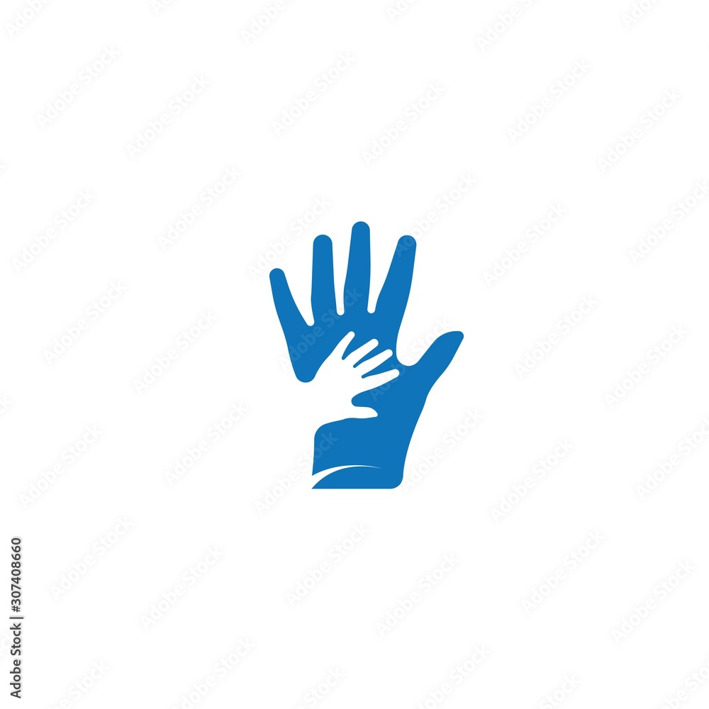 Hand Care Logo Template vector icon Hand Care Logo Template vector icon
