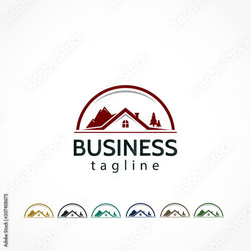 villa building logo