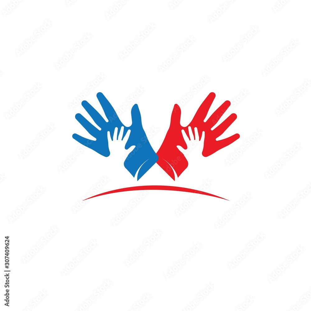 Hand Care Logo Template vector icon Hand Care Logo Template vector icon