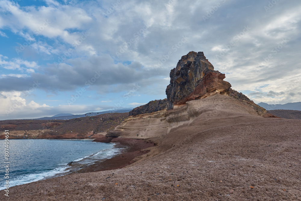 Rock formation in Caleta de Adeje, Tenerife