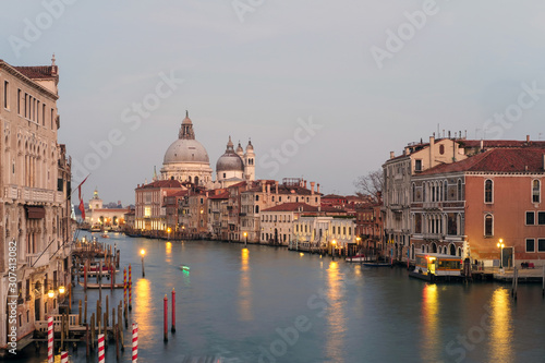 View of the Grand Canal and Basilica Santa Maria Della Salute © Luka