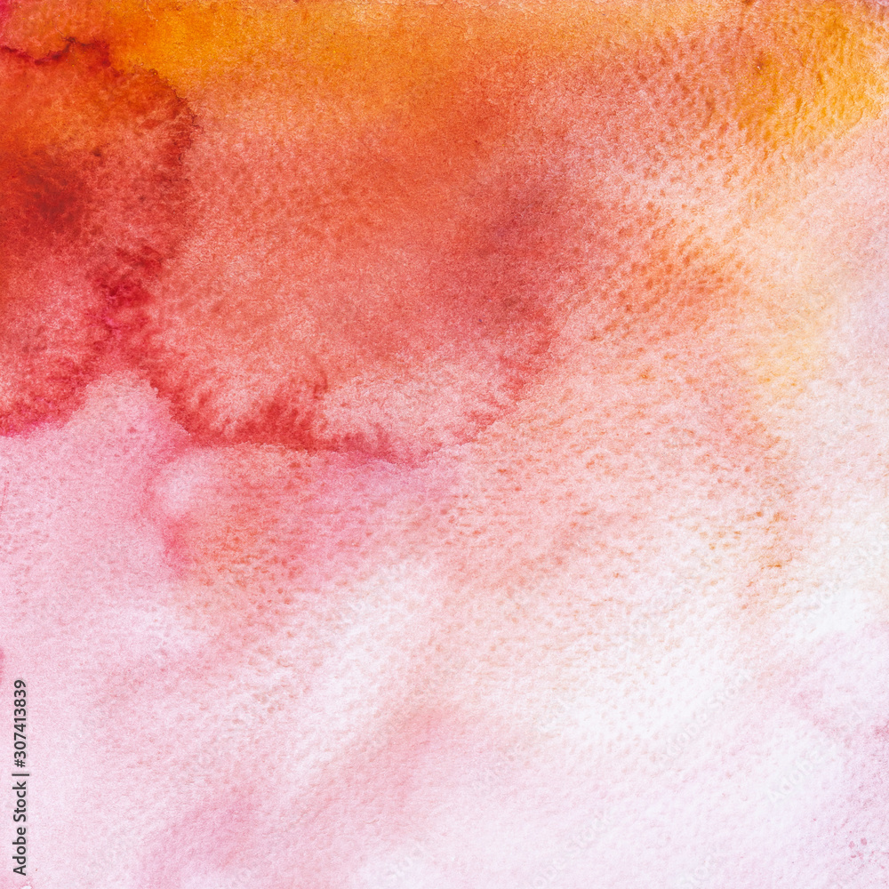 Fototapeta premium Abstract hand drawn watercolor. Colorful splashing in the paper. It is wet texture background with paint brushes. Picture for creative wallpaper or design art work. Pastel colors tone.