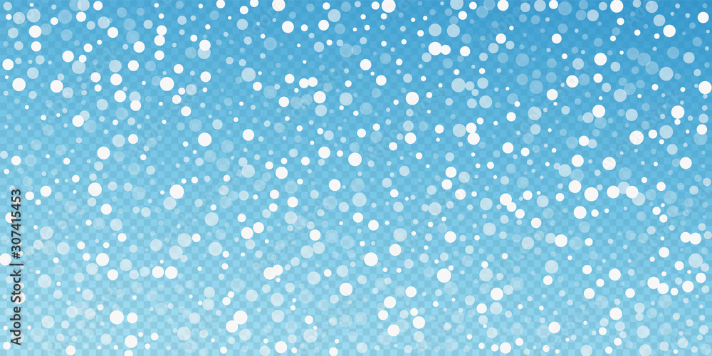 White dots Christmas background. Subtle flying sno White dots Christmas background. Subtle flying sno